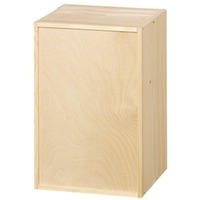 6er Holzkiste mit Schiebedeckel