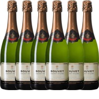 6er Vorteils-Weinpaket - Crémant Brut Blanc Excellence - Bouvet Ladubay