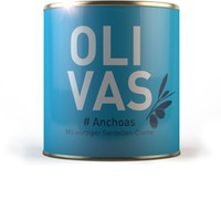 OLIVAS Anchoas - Oliven der Handelsklasse Extra mit wurziger Sardellencrüme -