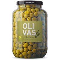 OLIVAS Sevillanas 2.500 g (Gallone) - Milde Manzanilla Oliven aus Sevilla - das Original