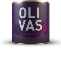 OLIVAS Aragonesas - Natürlich schwarze Oliven aus Aragon - Frei von Farbstoff -