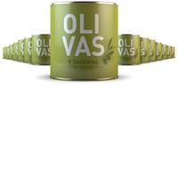 15er Set OLIVAS Sevillanas - Milde Manzanilla Oliven aus Sevilla - das Original