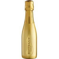 Bottega Gold Prosecco Spumante, Prosecco DOC Spumante Brut, 0,20 L, Venetien, Schaumwein