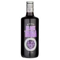 Taiga Black Flavoured Vodka Liqueur Wild Berry