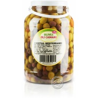Caimari Aceitunas cocktail med. - Olivenmix, 2,4-kg-Eimer