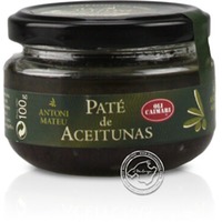 Antoni Mateu Paté artesà d´oliva negras, 100-g-Glas