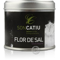 Son Catiu Flor de Sal Olives Negres, 200-g-Dose