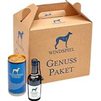 Kleines Genusspaket: 3 x Windspiel Premium Dry Gin Navy Strength Miniatur 0,05l + 3 x Tonic Water 0