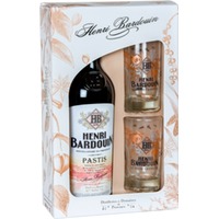 Geschenkset Pastis Henri Bardouin + 2 Gläser