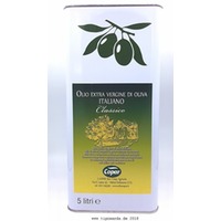 Copar classico extra vergine Olivenöl 5 Ltr