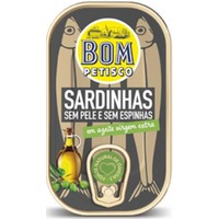 Bom Petisco Sardinen ohne Haut ohne Gräten in Natives Olivenöl Extra 84g
