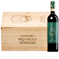 Brunello di Montalcino "Podernovi" DOCG  Original-Holzkiste