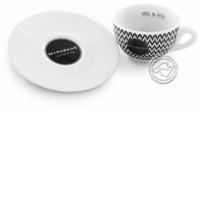 Marabans Tasse para cappuccino Wellenmuster, je Stück