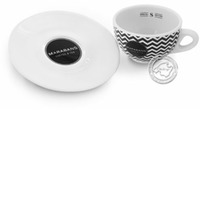 Marabans Tasse para cappuccino Zackenmuster, je Stück