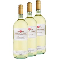 3x Frascati DOC Secco - Magnum 1,5 Liter - Fontana Candida