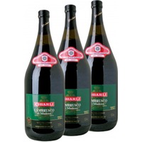 3x Lambrusco di Modena, Vino Frizzante Dolce, Süß, Magnum 1,5 Liter - Chiarli
