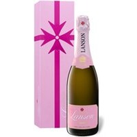 Lanson Brut Rosé mit Geschenkbox, Champagner
