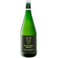 Markgräfler Winzer Müller-Thurgau QbA feinherb, Literflasche, Weißwein - Mindestbestellmenge 6