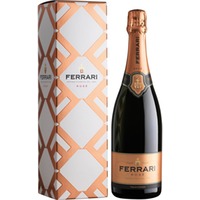 Ferrari Rosé Trentodoc   Metodo Classico, im Geschenkkarton