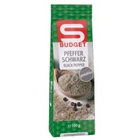 S-BUDGET Pfeffer schwarz gemahlen 100g