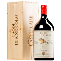 "I Sodi di San Niccolò" Toscana IGT Doppel-MAGNUM Original-Holzkiste