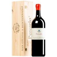 "Percarlo" Sangiovese di Toscana IGT (BIO) Doppel-MAGNUM Original-Holzkiste