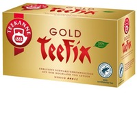Teekanne Schwarzteemischung Gold TeeFix 20 Teebeutel
