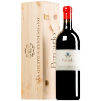"Percarlo" Sangiovese di Toscana IGT (BIO) Doppel-MAGNUM Original-Holzkiste