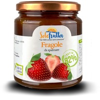 Solefrutta - Erdbeerfruchaufstrich (Fragole) 82% Frucht - Glas netto