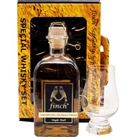 finch Whiskydestillerie Dc Single Malt Sherry Glas-Onpack NV 0.5 L Flasche