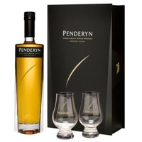 Penderyn Madeira Cask Single Malt Whisky + 2 Gläser