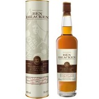 Ben Bracken Highland Single Malt Scotch Whisky Peated & Smokey 12 Jahre mit Geschenkbox 40% Vol
