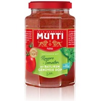 MUTTI Tomatensauce mit Basilikum Genovese DOP, Glas