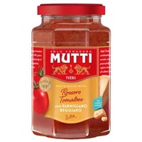 MUTTI Pastasauce mit Rossoto Tomaten und Parmiggiano, Glas