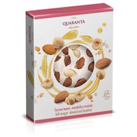 Weicher Nougat Mattonella mit Mandeln & Haselnüssen 135g | Quaranta