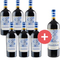 6er-Paket Festivo + GRATIS Magnum - Casa Ermelinda Freitas - Weinpakete