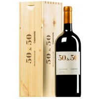 "50 & 50" Avignonesi e Capannelle Rosso Toscana IGT MAGNUM Original-Holzkiste