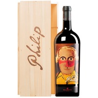 "Philip" Rosso Toscana IGT MAGNUM Original-Holzkiste