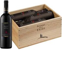 Poggio delle Faine Rosso IGT 6 Stk. Holzkiste