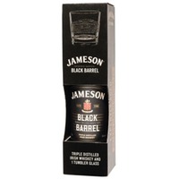 Jameson Black Barrel Irish Whiskey + Glas