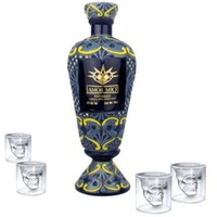 Amor Mio Reposado Tequila Collection Ceramic + 4 Shotgläser