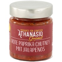Elearte Athanasio rote Paprika Chutney mit Jalapenos 220g