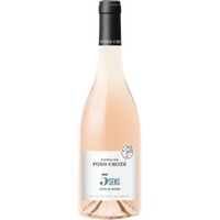 5 Sens Rosé Côtes du Rhône AOP - Domaine Fond Croze