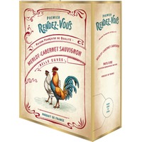 Premier Rendez-Vous Merlot Cabernet Sauvignon Bag-in-Box - 3,0 L - - Les Producteurs Réunis - Französischer Rotwein