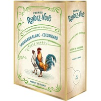 Premier Rendez-Vous Sauvignon Blanc-Colombard Bag-in-Box - 3,0 L - - Les Producteurs Réunis - Französischer Weißwein