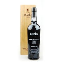 Portwein Rozes Colheita in edler Holzkiste