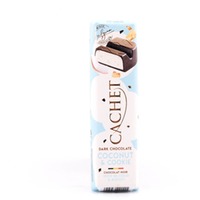 Cachet Dark Chocolate Coconut & Cookie Riegel 45 g
