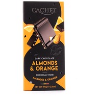 Cachet Dark Chocolate Almonds & Orange 100 g