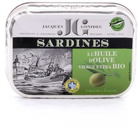 Jacques Gonidec Sardinen in Bio-Olivenöl 115g 87 g
