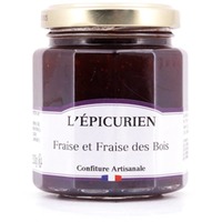 L’Epicurien Erdbeer Konfitüre mit Walderdbeere 210 g